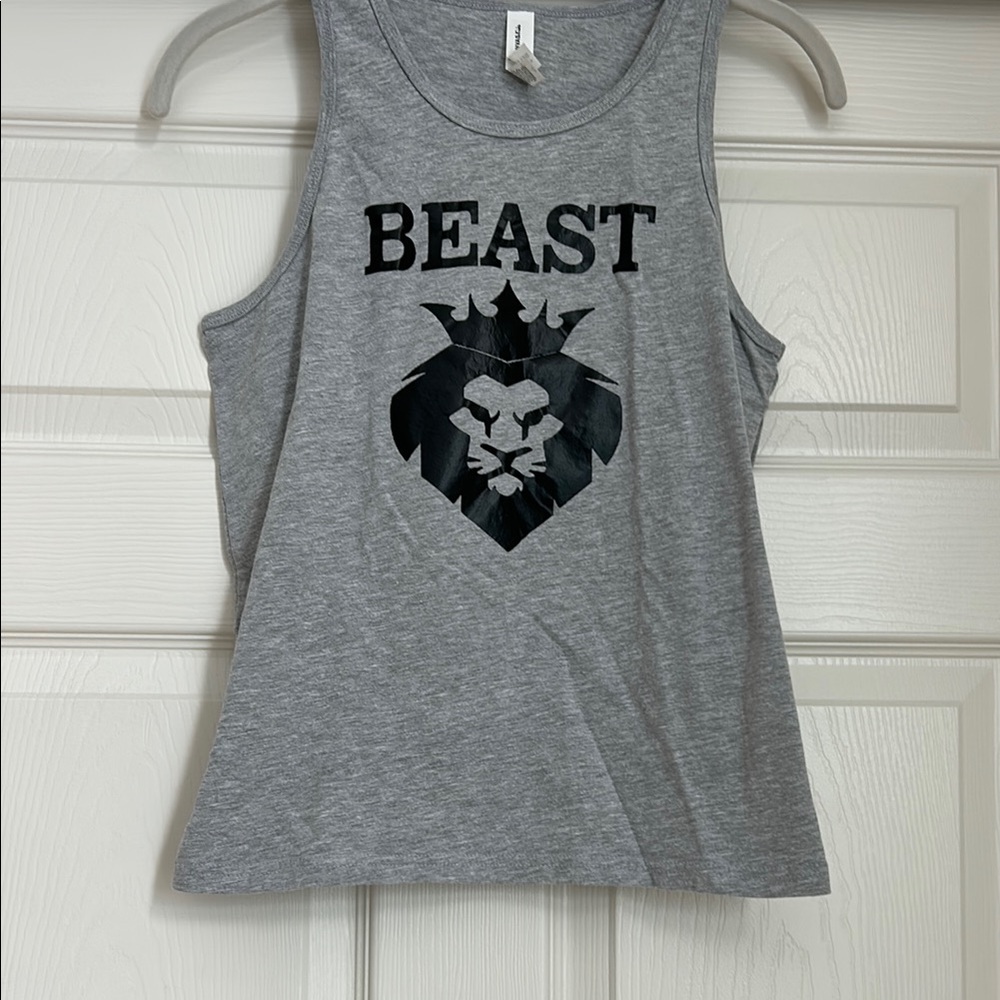 Gray Beast Graphic Tank Top